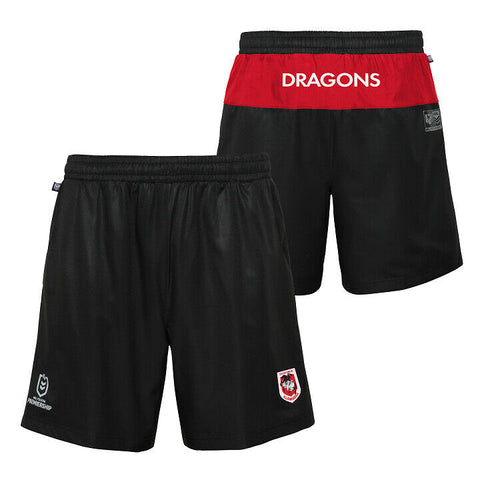 NRL Mens Supporter Training Shorts - St George Illawarra Dragons - Pockets