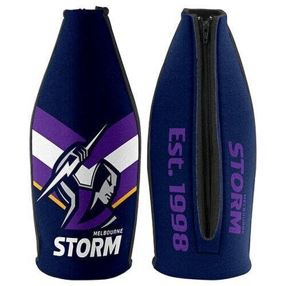 NRL Tallie Stubby Cooler - Melbourne Storm - Tally - Drink Cooler - Zipper