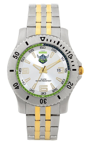 NRL Legends Watch - Canberra Raiders - Stainless Steel Band - Box incl.