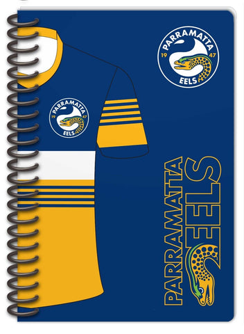 NRL NoteBook Pad - Set Of Two - Paramatta Eels - Rugby League