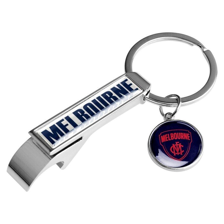 AFL Bottle Opener Key Ring - North Melbourne Kangaroos - Metal Keyring