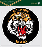 NRL Heritage Fridge Decal - Balmain Tigers -Team Logo Sticker - 470x470mm
