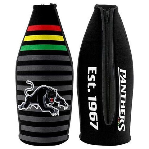NRL Tallie Stubby Cooler - Penrith Panthers - Tally - Drink Cooler - Zipper