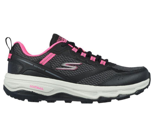 SKECHERS Go Run Altitude Trail Shoe - Black/Pink - Shoe - Womens