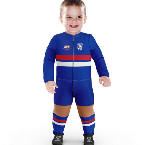 AFL Footy Suit Body Suit - Western Bulldogs - Baby Infant Toddler