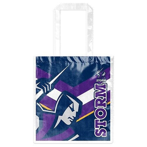 NRL Shopping Bags - Melbourne Storm - Re-Useable Carry Bag - Laminated