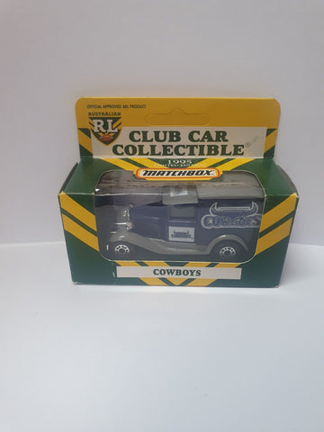NRL 1995 Collectors Edition Toy Car - North Queensland Cowboys - Matchbox Car