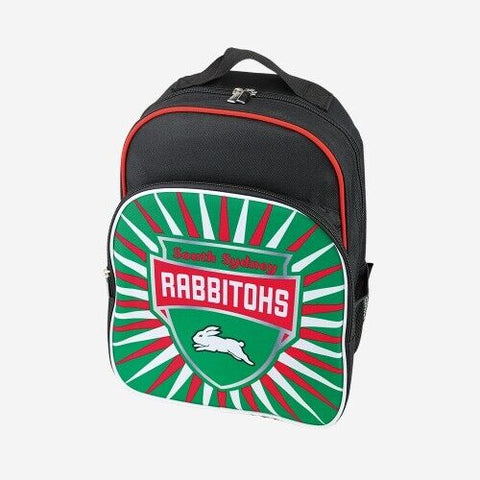 NRL Shield Backpack - South Sydney Rabbitohs - Kids Bag - School Back Pack