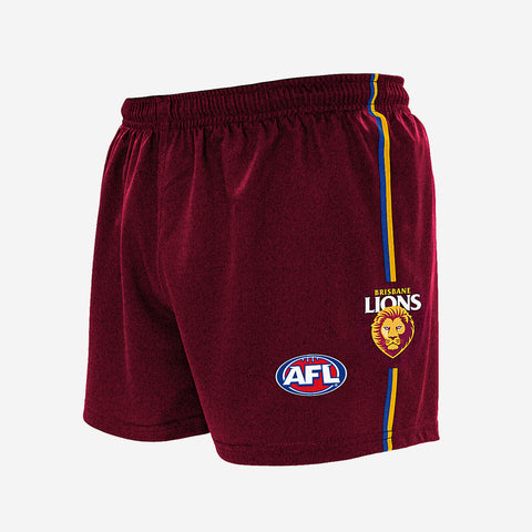 AFL Home Baggy Shorts - Brisbane Lions - Adult - Supporter - Burley Sekem