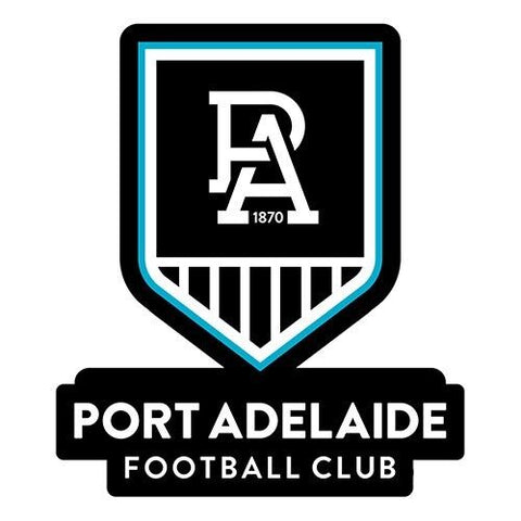 AFL Logo Sticker - Port Adelaide Power - 16cm x 21cm Decal