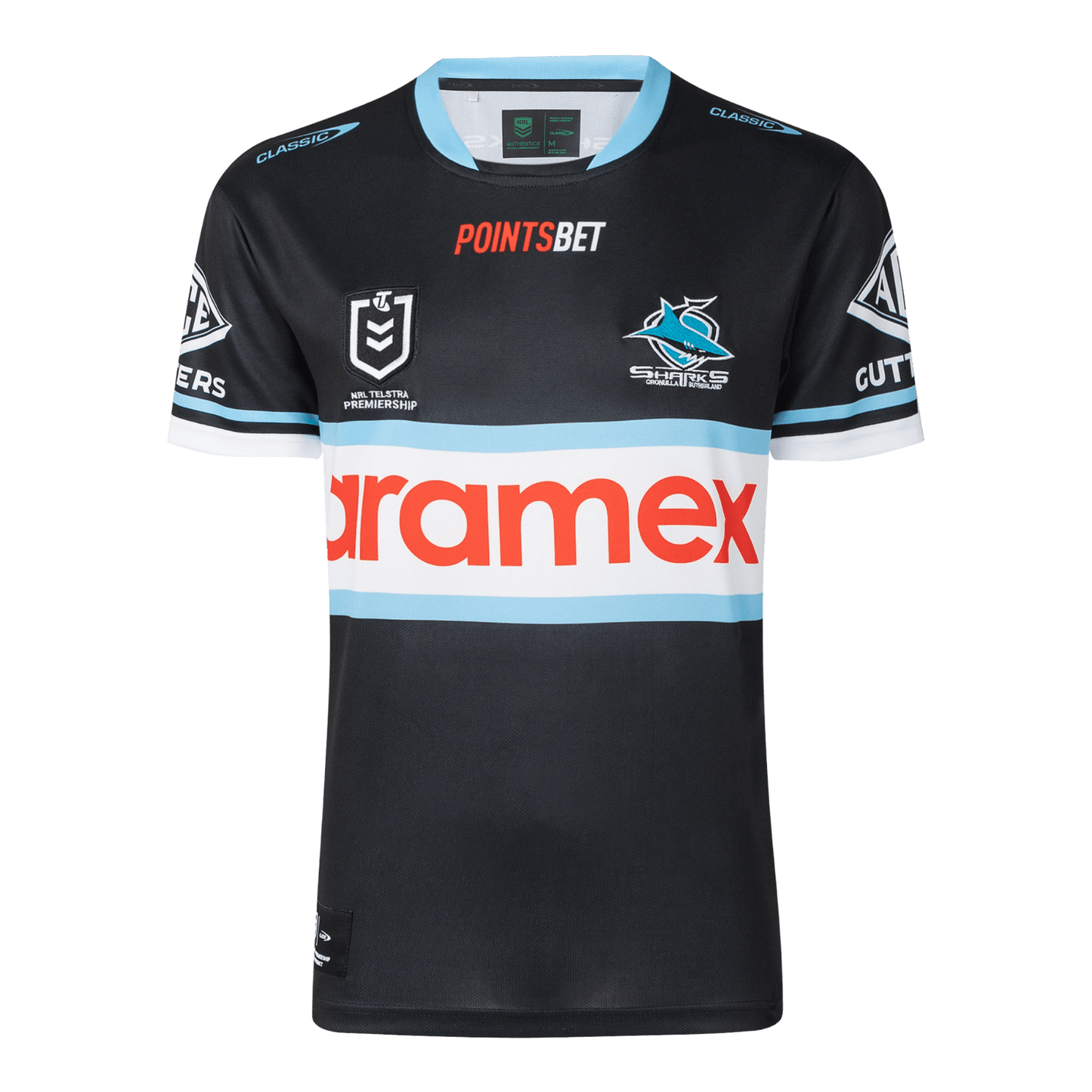 NRL 2023 Away Jersey - Cronulla Sharks - Rugby League - CLASSIC
