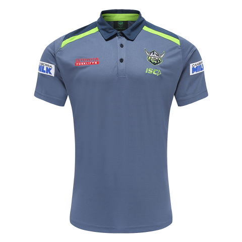 NRL 2022 Media Polo Shirt - Canberra Raiders - Adult - Rugby League - ISC