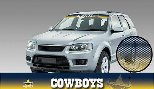 NRL Window Sun Visor Decal - North Queensland Cowboys - See Thru Car Sticker