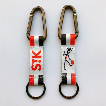 AFL Carabiner Key Ring - St Kilda Saints - Keyring - Clip and Ring