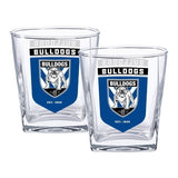 NRL Spirit Glass Set - Canterbury Bulldogs - 250ml Cup - Set Of Two
