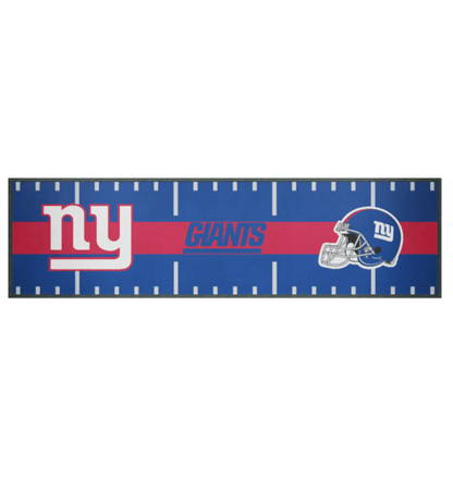 NFL Bar Runner - New York Giants - 25x90cm - Rubber Backed