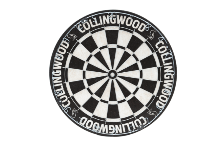 AFL Competition Size Dart Board - Collingwood Magpies - Dartboard