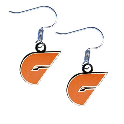AFL Logo Metal Earrings - GWS Giants - Surgical Steel - Drop Earrings