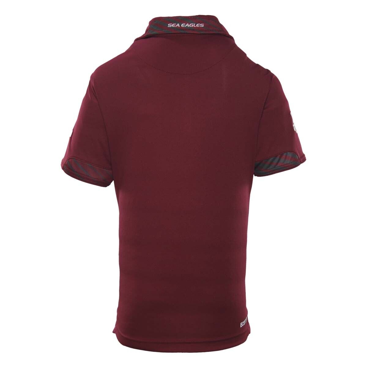 NRL 2023 Media Polo Shirt - Manly Sea Eagles - Maroon - YOUTH - DYNASTY