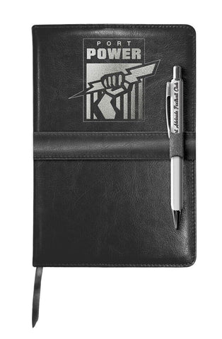 AFL Heritage Notebook & Pen Set - Port Adelaide Power - A5 60 Page Pad