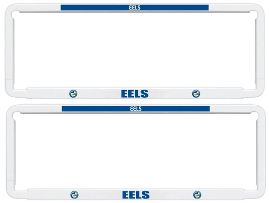 NRL Car Number Plate Frame - Set Of Two - Parramatta Eels - Front/Back
