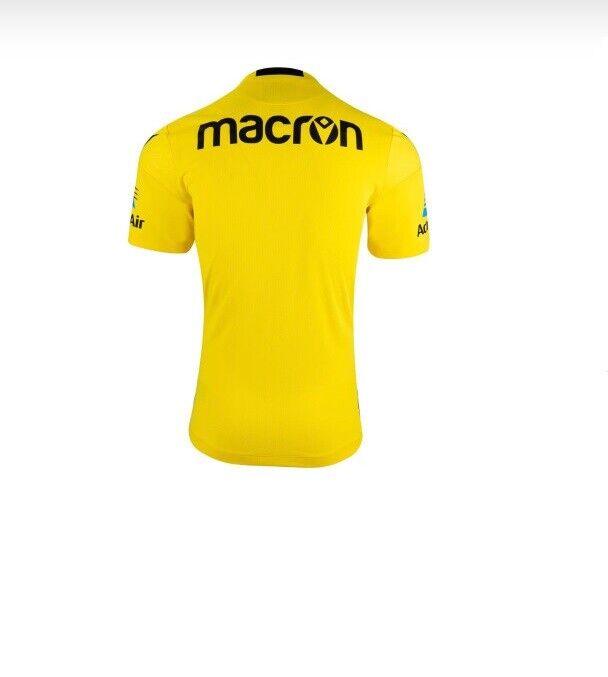 NRL 2023 Training Tee - Parramatta Eels - Yellow - Adult - MACRON