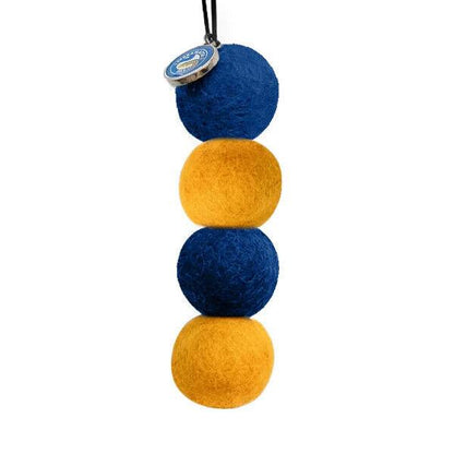 NRL Smelly Balls Set - Paramatta Eels - Re-useable Car Air Freshener