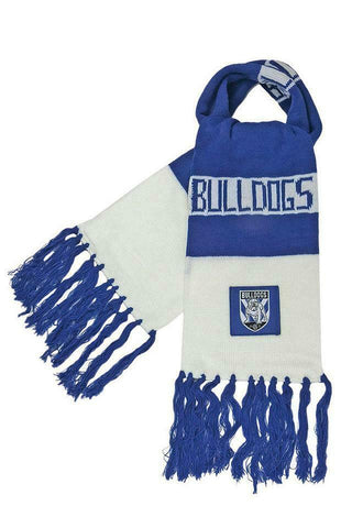 NRL Bar Scarf with Patch - Canterbury Bulldogs - Rugby League - Supporter