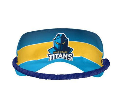 NRL Sleep Mask - Gold Coast Titans - Reversible - Washable - One Size