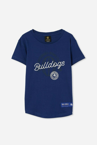 NRL Kids Puff Print Tee Shirt - Canterbury Bulldogs - Youth Toddler T-Shirt