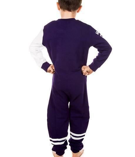 AFL Kids Onesie - Fremantle Dockers - Cotton - Zip - Pockets - Warm