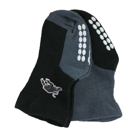 NRL Infant Socks - Penrith Panthers - Set Of Two - Non Slip - Sock