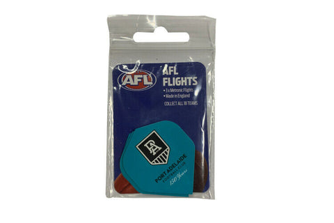 AFL Replacement Dart Flights Set Of 3 - Port Adelaide Power  - Darts