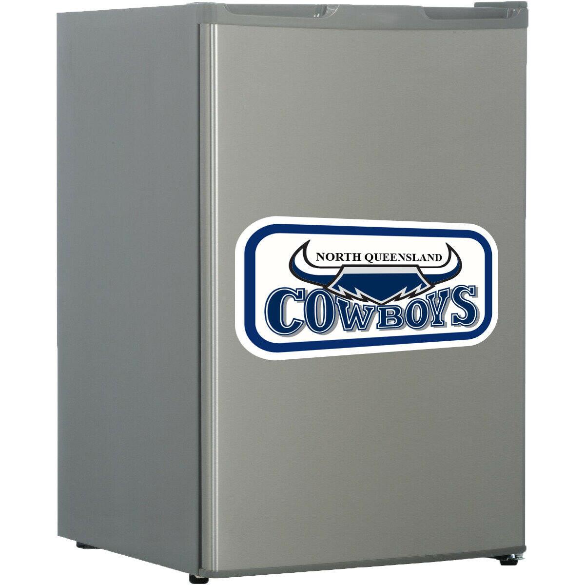 NRL Heritage Fridge Decal North Queensland Cowboys Team Logo Sticker - 225x423mm