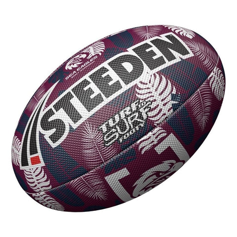 NRL Turf to Surf Football - Manly Sea Eagles - Ball Size 3