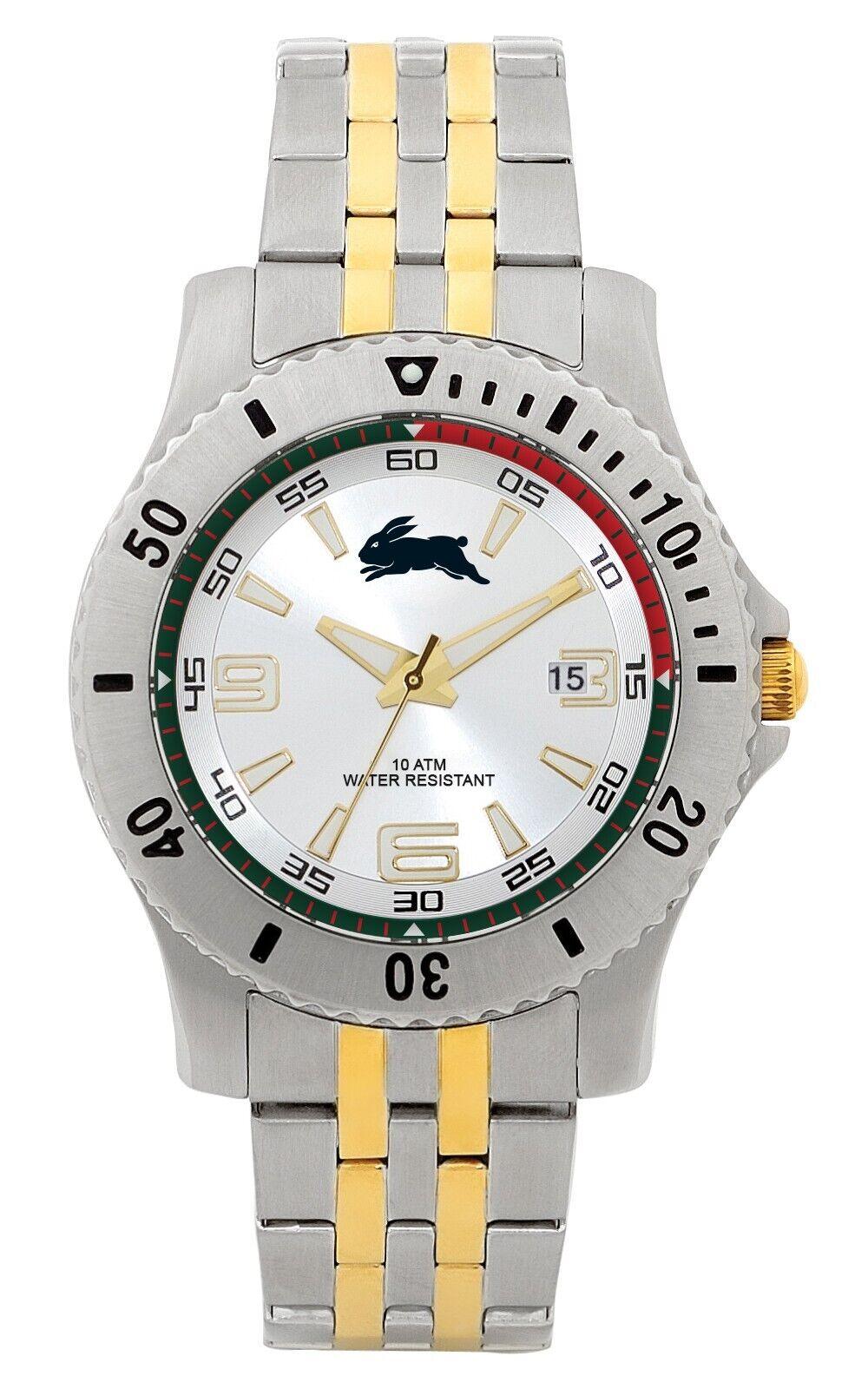NRL Legends Watch - South Sydney Rabbitohs - Stainless Steel Band - Box incl.