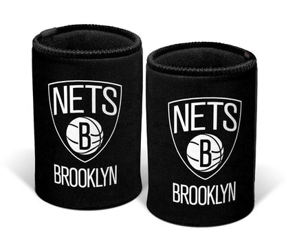 NBA Stubby Can Cooler - Brooklyn Nets - Rubber Base - Single