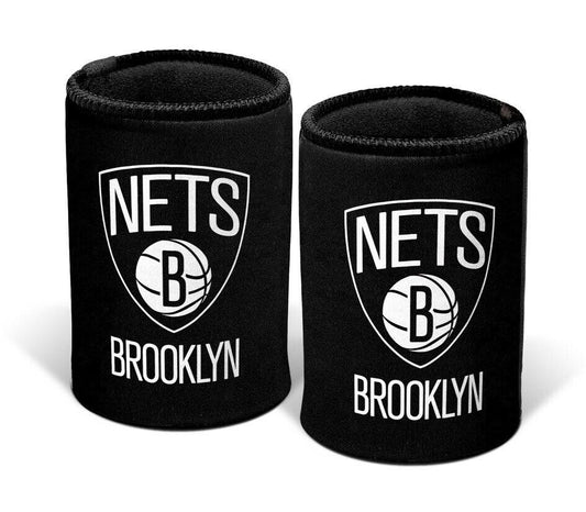 NBA Stubby Can Cooler - Brooklyn Nets - Rubber Base - Single
