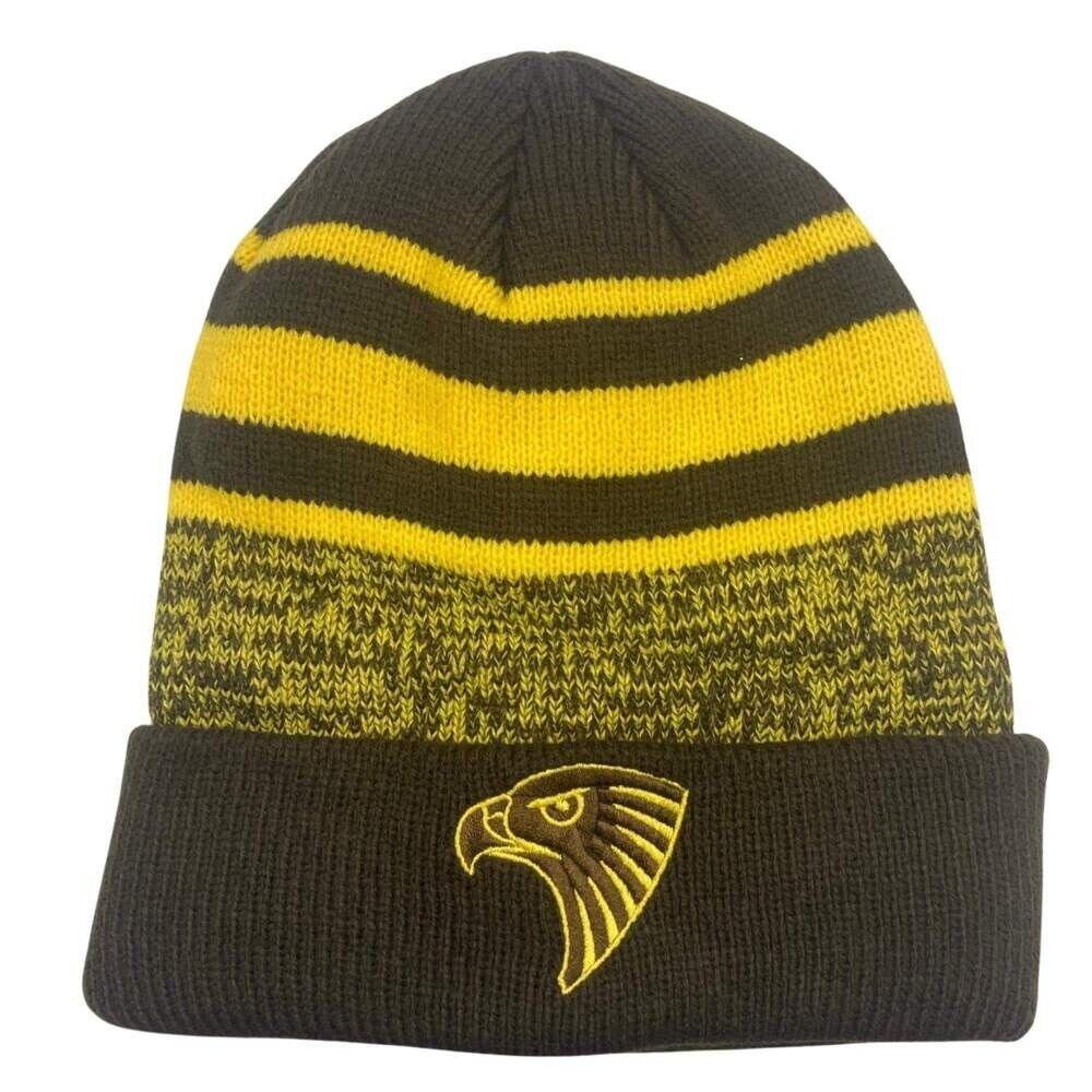 AFL Cluster Beanie - Hawthorn Hawks - Winter Hat