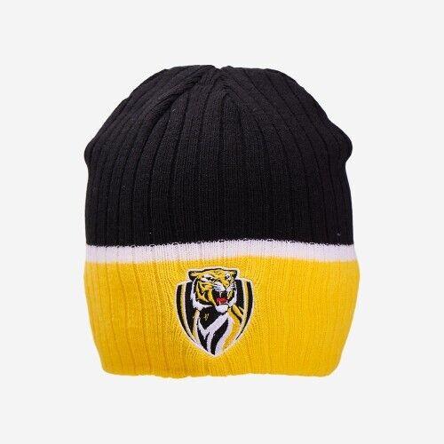 AFL Boundary Rib Beanie - Richmond Tigers - Winter Hat