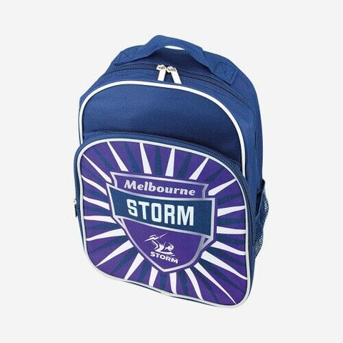 NRL Shield Backpack - Melbourne Storm - Kids Bag - School Back Pack