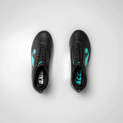 CONCAVE Halo v2 FG Football Boot - Black/Cyan - Youth - Kids