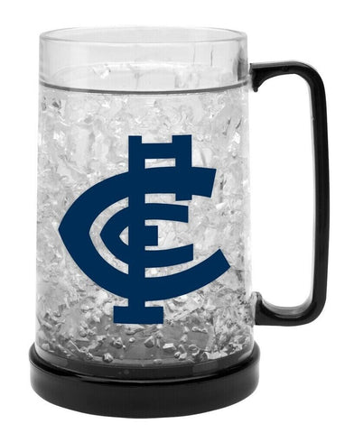AFL Freeze Mug - Carlton Blues - 375ML - Gel Freeze Mug Cup