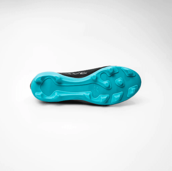 CONCAVE Halo v2 FG Football Boot - Black/Cyan - Youth - Kids