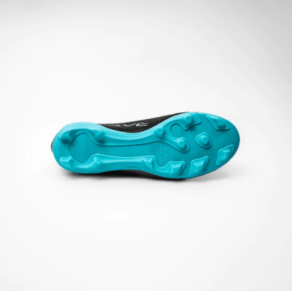 CONCAVE Halo v2 FG Football Boot - Black/Cyan - Youth - Kids