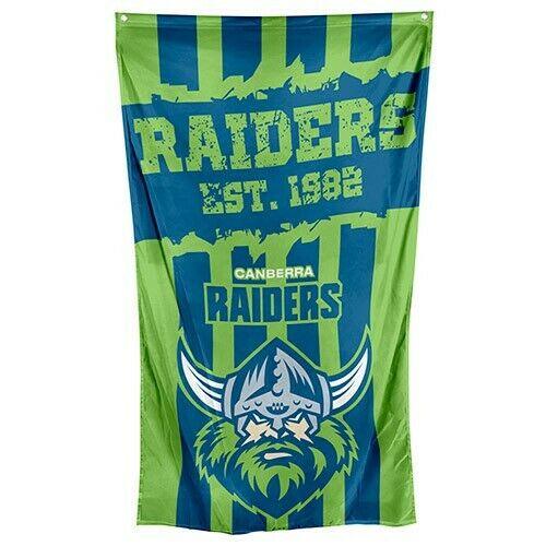 NRL Wall Flag Cape - Canberra Raiders - 150cm x 90cm - Steel Eyelets