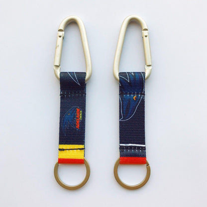 AFL Carabiner Key Ring - Adelaide Crows - Keyring - Clip and Ring