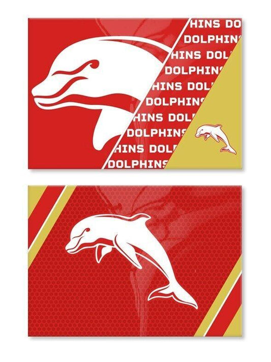 NRL Magnet Set of 2 - Dolphins - Set of Two Magnets