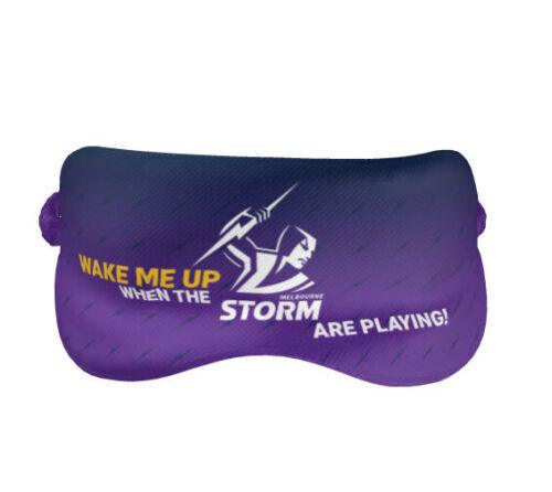 NRL Sleep Mask - Melbourne Storm - Reversible - Washable - One Size