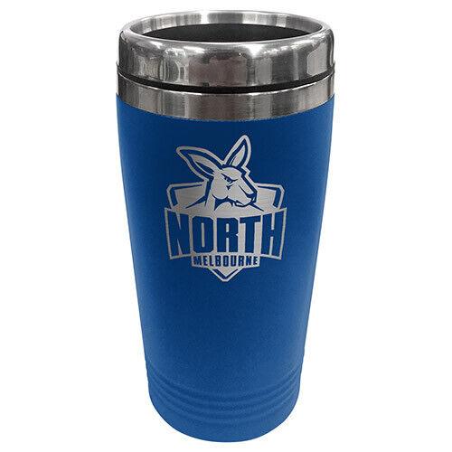 AFL Coffee Travel Mug North Melbourne Kangaroos Thermal Drink Cup With Lid